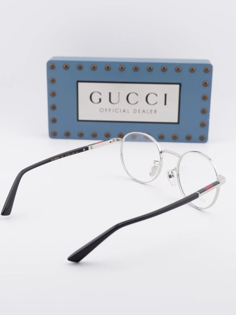 Gucci GG1966OK 001 Round Eyeglasses 51mm - Silver